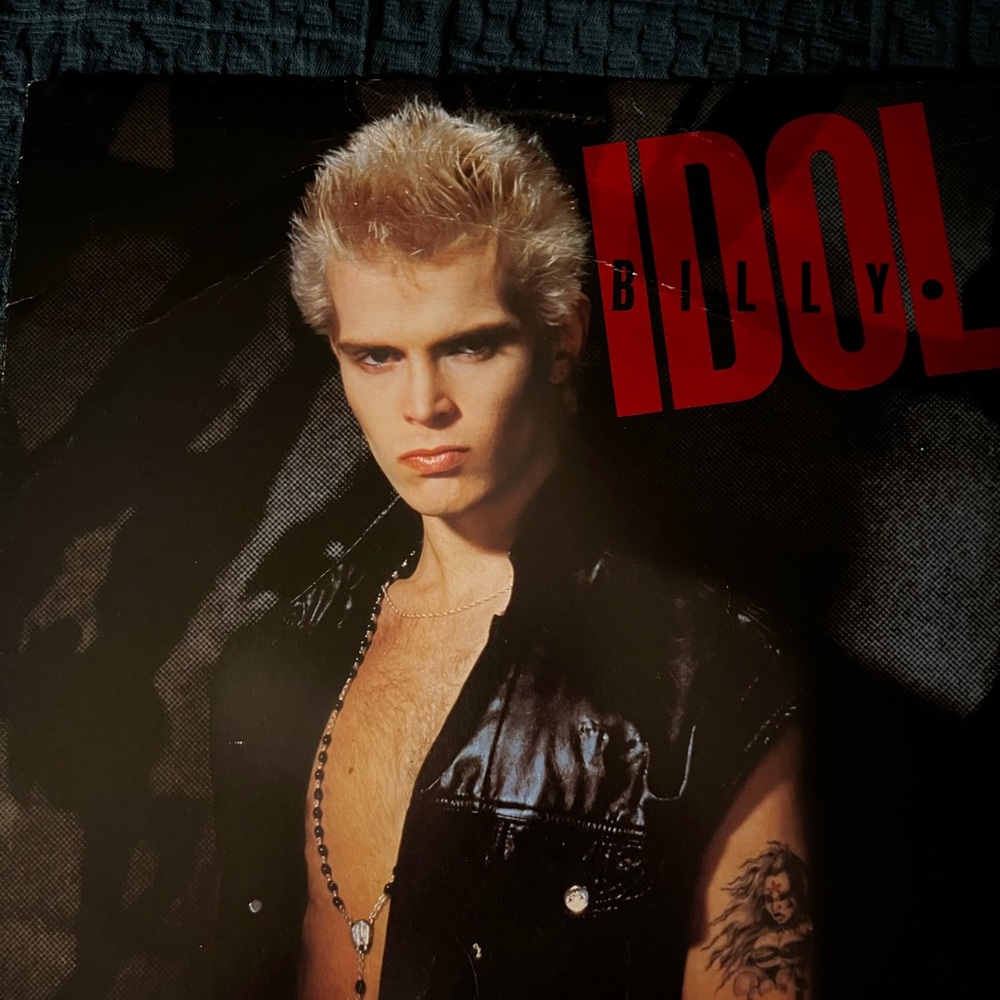 Vintage Billy Idol Self-Titled Vinyl Record Album